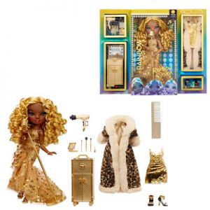 Rainbow High Theme Doll Gold Meline Luxe