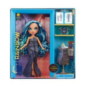 Rainbow High Fantastic F doll Blauw