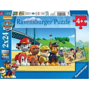 Puzzel Paw Patrol 2x24 dappere honden