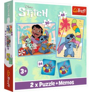 Puzzel Stitch 30 en 48 stukjes en memory 