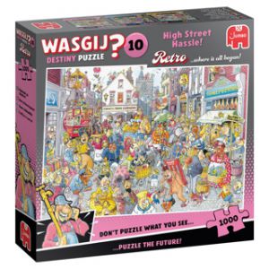 Puzzel Wasgij Retro Destiny 10 Chaos in de winkelstraat (1000)