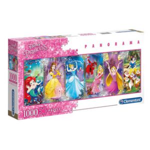 Puzzel 1000 stukjes panorama Disney Princess