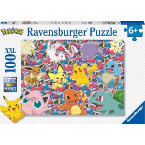 Puzzel 100 stukjes verschillende pokemon