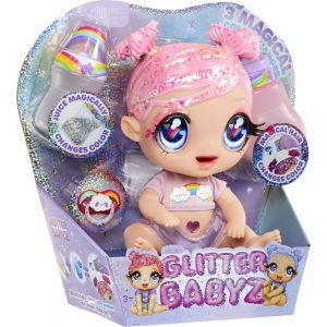Glitter Babyz -pop serie 2 - Dreamia Stardust (roze/regenboog)