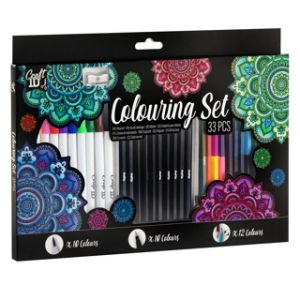 Kleurset proffesioneel compleet 33 pcs 37,5x24 cm 