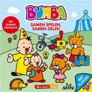 Bumba kartonboek met flapjes - samen spelen samen delen