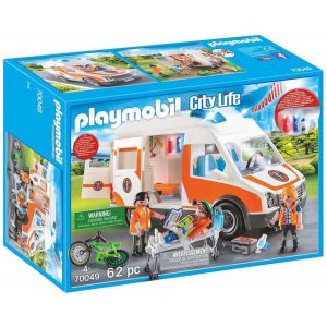 PLAYMOBIL City Life Ambulance en ambulanciers - 70049