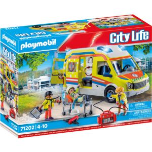 PLAYMOBIL City Life Ambulance met licht en geluid - 71202 
