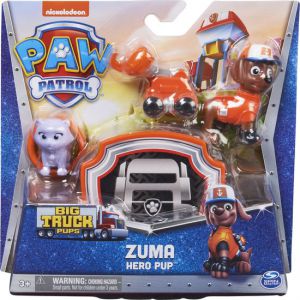 PAW Patrol Big Truck Pups - Zuma-actiefiguur met reddingsdrone