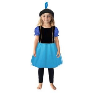 Pietenjurk Paars/Blauw 98-104 