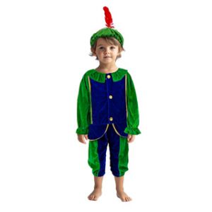 Pietenpak Groen/Blauw 98-104 Cm 