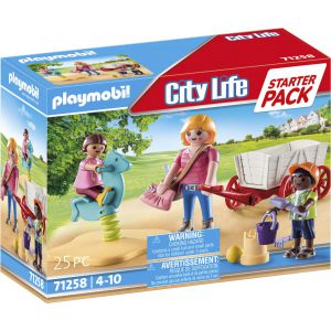 Playmobil city life 71258 starterpack opvoeder bolderwagen