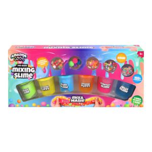 Amazing Cool mega slime mixset 6 potjes met accessoires