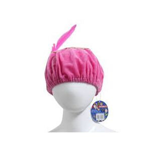 Pieten Baret Roze Met Veer 