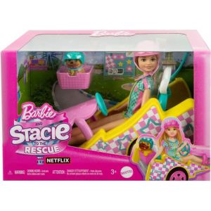 Barbie stacie met go kart