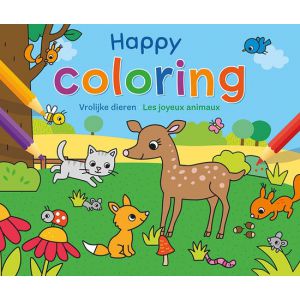 Happy coloring - vrolijke dieren