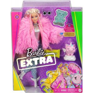 Barbie pop fluffy roze jas