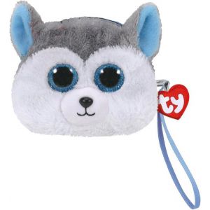 Ty Pluchen Portemonnee Gear Slush 20 Cm Wit 