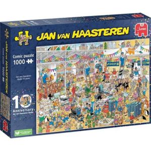 Jan Van Haasteren - JVH Studio 10 jaar - 1000 Stukjes puzzel - Legpuzzel