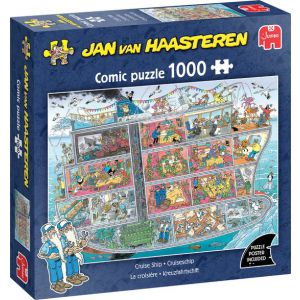 Jan van Haasteren - Cruiseschip - 1000 stukjes puzzel - Legpuzzel