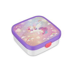 Bento lunchbox Campus groot - Unicorn Glow