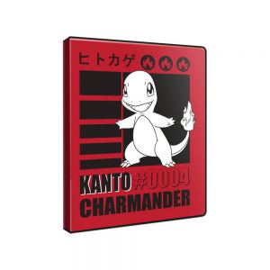 Pokemon TCG Kanto Starter Charmander 4-Pocket Portfolio