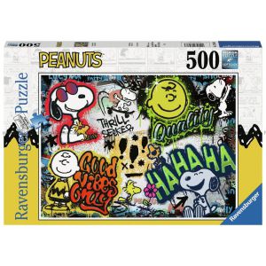 Puzzel 500 stukjes Peanuts Graffiti