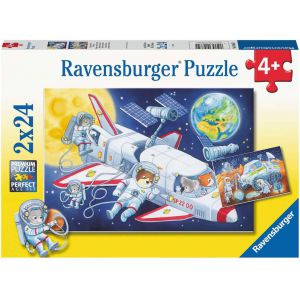 Puzzel 2x24 reis door de ruimte