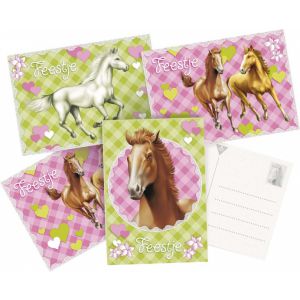 Uitnodigingskaartjes paard