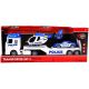 Rapid Wheels Autotransporter Politie met auto en Helicopter