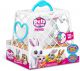 Pets alive mama en baby konijn in kooi