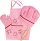 Kokskleding kinderen roze