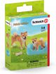 Schleich Shiba Inu moeder en pup 42479