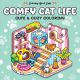 Comfy cat life - Coloring Book Cafe 